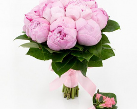 Свадебный букет  Розовый поцелуй